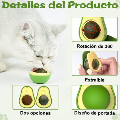 Catnip - Juguete bola hierva gatera interactivo ⚡