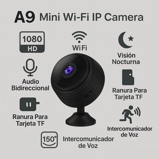 EyePocket - Mini Camara A9 Wifi Ip Microfono Espia