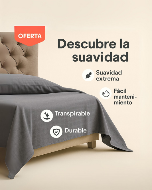 Juego De Sabanas Cama Doble 140x190 Cm